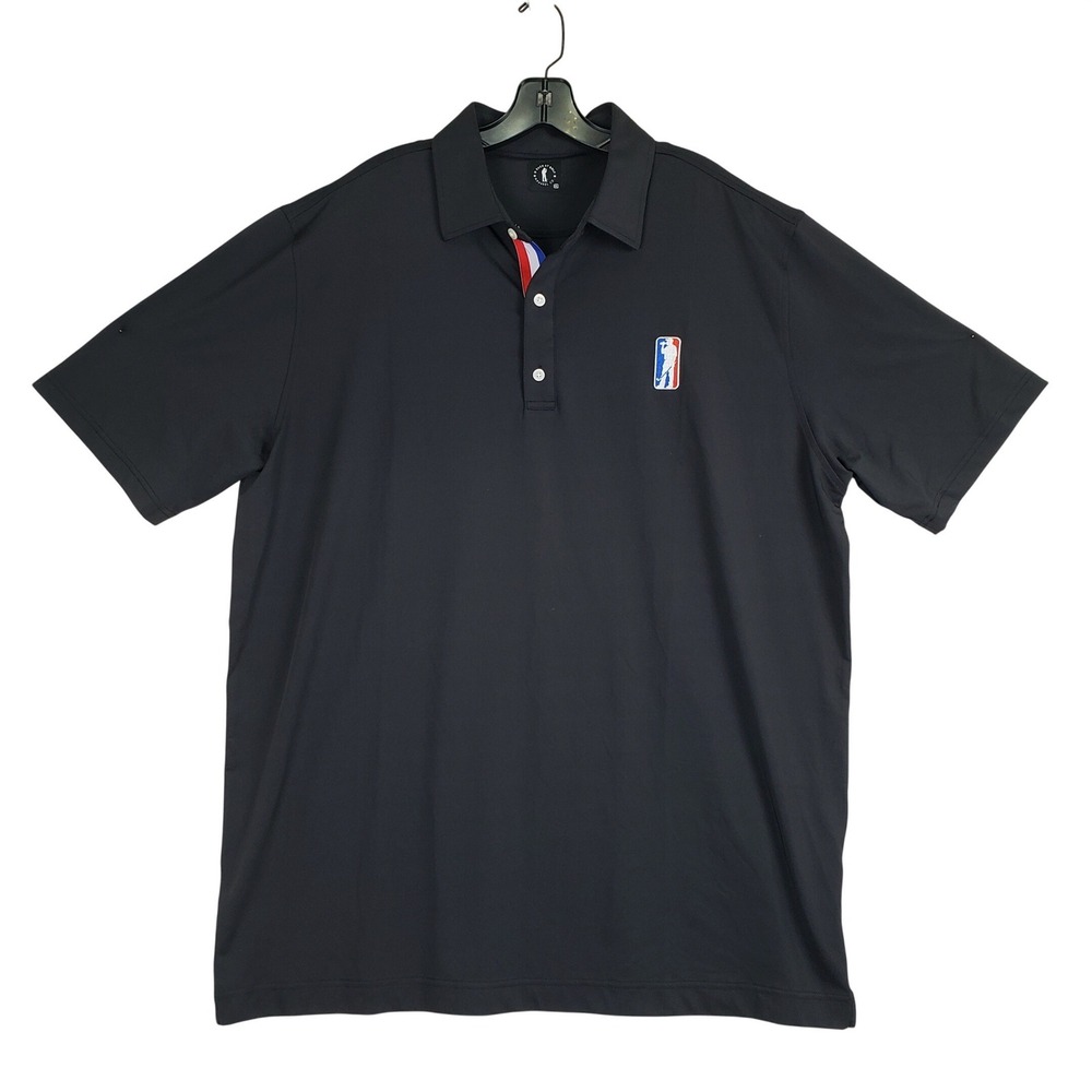 U Suck at Golf Performance Polo Shirt Mens XXL Black Funny Sporty Athleisure